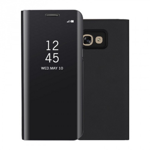 Samsung Galaxy A40 SM-A405F, Oldalra nyíló tok, hívás mutatóval, Smart View Cover, fekete (utángyártott)