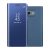 Samsung Galaxy A40 SM-A405F, Oldalra nyíló tok, hívás mutatóval, Smart View Cover, kék (utángyártott)