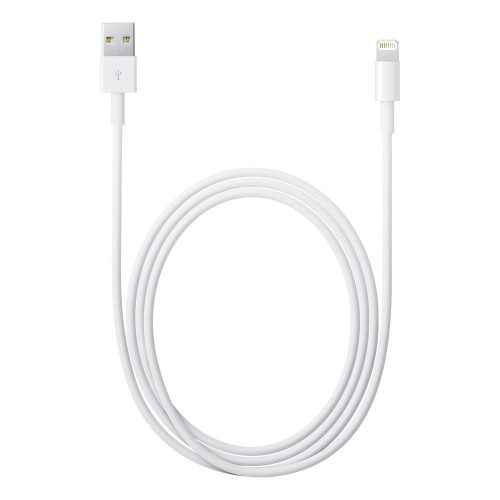 Apple iPhone 5 / 5S / SE / 5C / SE / iPad 4/iPad Mini eredeti, gyári USB töltő- és adatkábel 2 m-es vezetékkel  Lightning