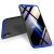 Apple iPhone X / XS, Műanyag hátlap védőtok, GKK 360, 3in1, fekete/kék