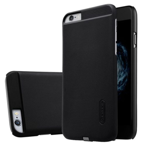 Apple iPhone 6 Plus / 6S Plus, Műanyag hátlap védőtok, Nillkin Qi Wireless töltőkhöz, Nillkin Magic Case, fekete