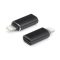 Adapter, Lightning - USB Type-C átalakító, fekete