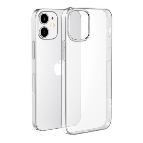Apple iPhone 12 Mini, Szilikon tok, ultravékony, Hoco Light, átlátszó
