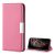Apple iPhone 12 Pro Max, Oldalra nyíló tok, bőrhatású, stand, elegáns fémcsat, mágneses, rózsaszín
