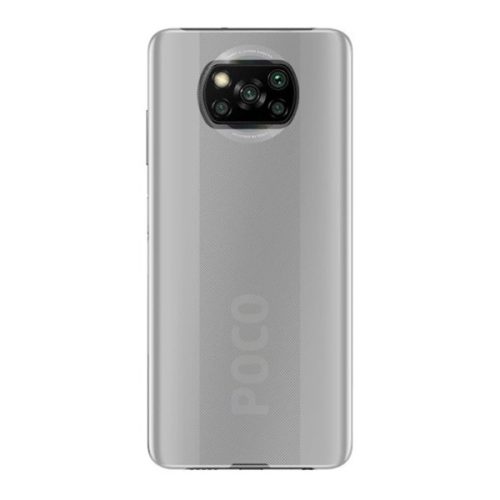 Xiaomi Poco X3 NFC / X3 Pro, Műanyag hátlap védőtok, gumírozott, áttetsző