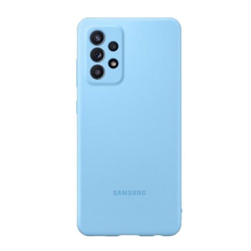 Samsung Galaxy A52 / A52 5G / A52s 5G SM-A525F / A526B / A528B, Szilikon tok, kék, gyári