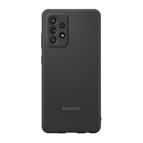 Samsung Galaxy A52 / A52 5G / A52s 5G SM-A525F / A526B / A528B, Szilikon tok, fekete, gyári