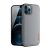 Apple iPhone 12 Pro Max, Műanyag hátlap védőtok + szilikon keret, fényvisszaverő szövet hátlap, rács minta, Dux Ducis Fino, kék