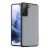 Samsung Galaxy S21 Plus 5G SM-G996, Műanyag hátlap védőtok + szilikon keret, fényvisszaverő szövet hátlap, rács minta, Dux Ducis Fino, kék
