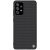 Samsung Galaxy A72 / A72 5G SM-A725F / A726B, Műanyag hátlap védőtok, szilikon keret, 3D minta, Nillkin Textured, fekete