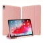 Apple iPad Pro 11 (2020 / 2021 / 2022), mappa tok, Smart Case, érintőceruza tartó, Dux Ducis Domo, rózsaszín