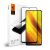 Xiaomi Poco X3 / X3 NFC / X3 Pro, Kijelzővédő fólia, ütésálló fólia (az íves részre is!), Tempered Glass (edzett üveg), 3D Full Cover, Spigen Glastr Slim Full Cover, fekete