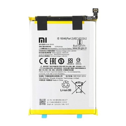 Xiaomi Redmi 9A / 9AT / 9C / 9C NFC, Akkumulátor, 5000 mAh, Li-Ion Polymer, gyári
