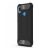 Asus Zenfone Max Pro (M2) ZB631KL, Műanyag hátlap védőtok, Defender, fémhatású, fekete