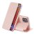 Apple iPhone 12 Pro Max, Oldalra nyíló tok, stand, Dux Ducis Skin X, rózsaszín