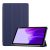 Samsung Galaxy Tab A7 Lite 8.7 SM-T220 / T225, mappa tok, Trifold, sötétkék