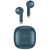Bluetooth sztereó fülhallgató, v5.0, TWS, töltőtok, vízálló, érintés vezérlés, Usams IA04, sötétkék