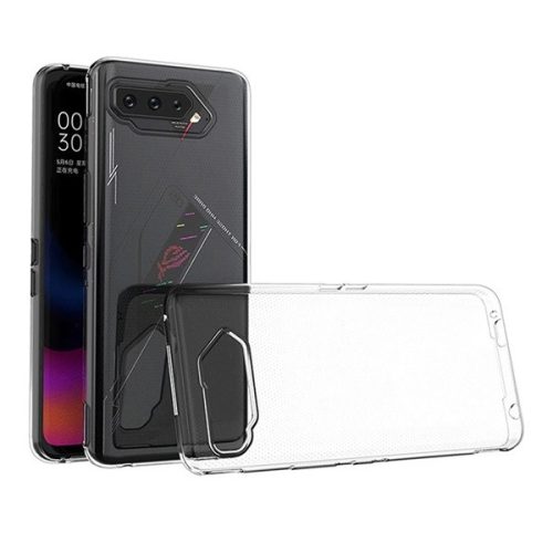 Asus ROG Phone 5 ZS673KS, Szilikon tok, ultravékony, átlátszó