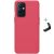 OnePlus 9, Műanyag hátlap védőtok, stand, Nillkin Super Frosted, piros
