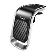   Autós tartó, Univerzális, szellőzőre rögzíthető, mágneses, Hoco CA74 Universe, fekete/ezüst