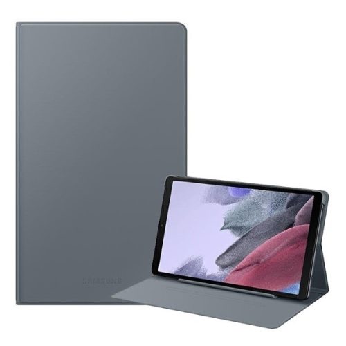 Samsung Galaxy Tab A7 Lite 8.7 SM-T220 / T225, mappa tok, stand, érintőceruza tartó, sötétszürke, gyári