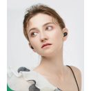 Bluetooth sztereó fülhallgató, v5.0, TWS, töltőtok, vízálló, zajszűrővel, érintés vezérlés, Haylou GT1 XR, fekete, gyári