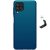 Samsung Galaxy A22 4G SM-A225F, Műanyag hátlap védőtok, stand, Nillkin Super Frosted, zöldes-kék