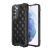 Samsung Galaxy S21 FE 5G SM-G990, Műanyag hátlap védőtok, közepesen ütésálló, szilikon belső, 3D kocka minta, Defender, fekete