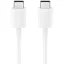 USB Type-C töltő- és adatkábel, USB Type-C, 100 cm, gyorstöltés, Samsung, fehér, gyári, 