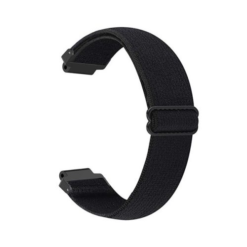Garmin Forerunner 220 / 230 / 235 / 620 / 630 / 735XT, textíl pótszíj, állítható, fekete