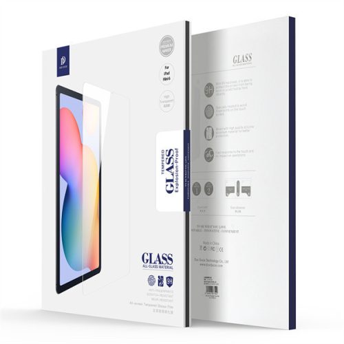 Apple iPad Mini (2021) (8.3), Kijelzővédő fólia, ütésálló fólia, Tempered Glass (edzett üveg), Dux Ducis, Clear