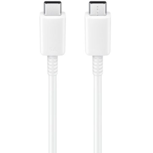 USB Type-C töltő- és adatkábel, USB Type-C, 100 cm, gyorstöltés, Samsung, fehér, gyári