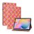 Samsung Galaxy Tab S6 Lite 10.4 / Tab S6 Lite 10.4 (2022) SM-P610 / P615 / P613 / P619, mappa tok, stand, fonott minta, mintás/rózsaszín