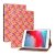 Apple iPad Mini 4 / iPad Mini (2019), mappa tok, stand, fonott minta, mintás/rózsaszín