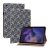 Samsung Galaxy Tab A8 10.5 (2021) SM-X200 / X205, mappa tok, stand, fonott minta, mintás/fekete