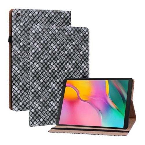 Samsung Galaxy Tab A 10.1 (2019) SM-T510 / T515, mappa tok, stand, fonott minta, mintás/fekete