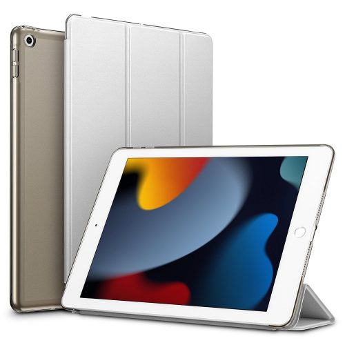 Apple iPad 10.2 (2019 / 2020 / 2021), mappa tok, Smart Case, ESR Ascend Trifold Case, ezüst