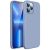 Apple iPhone 13 Pro, Szilikon tok, mikrofiber belső, ESR Cloud Soft Silicone, kék
