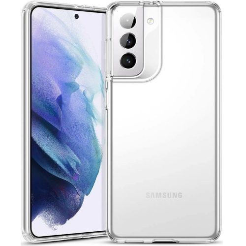 Samsung Galaxy S21 5G SM-G991, Szilikon tok, ultravékony, közepesen ütésálló, légpárnás sarok, ESR Project Zero, átlátszó