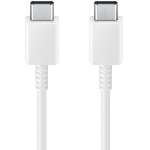 USB Type-C töltő- és adatkábel, USB Type-C, 180 cm, 3000 mA, 60W, gyorstöltés, Samsung, fehér, gyári