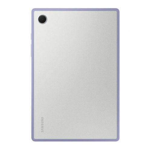 Samsung Galaxy Tab A8 10.5 (2021) SM-X200 / X205, Szilikon tok, átlátszó hátlap, ütésálló keret, lila, gyári