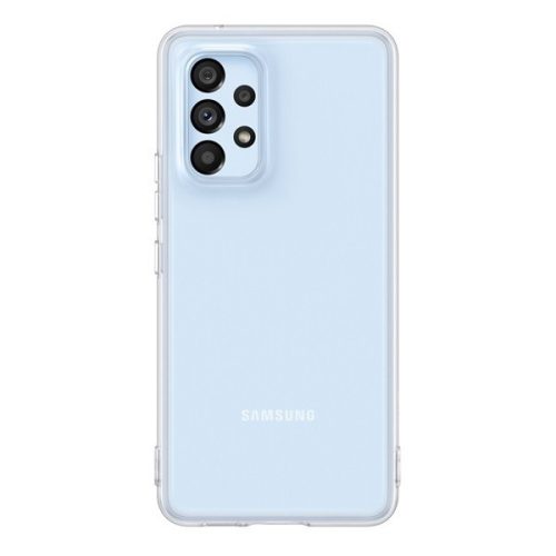 Samsung Galaxy A53 5G SM-A536U, Szilikon tok, átlátszó, gyári