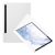 Samsung Galaxy Tab S7 11.0 / Tab S8 11.0, mappa tok, átlátszó előlap, érintőceruza tartó, Note View Cover, fehér, gyári
