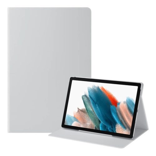Samsung Galaxy Tab A8 10.5 (2021) SM-X200 / X205, mappa tok, stand, ezüst, gyári