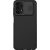 Samsung Galaxy A13 4G SM-A135F / A137F, Műanyag hátlap védőtok, közepesen ütésálló, kamera védelem, csíkos minta, Nillkin CamShield, fekete