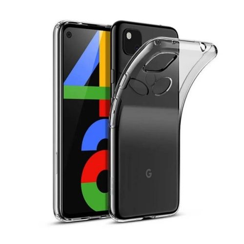 Google Pixel 4a, Szilikon tok, ultravékony, átlátszó