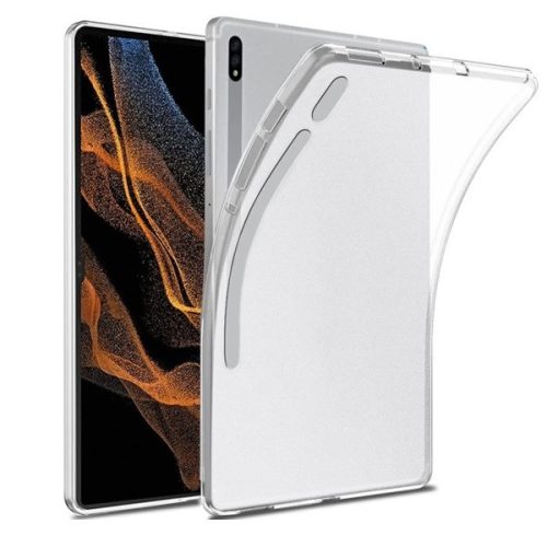 Samsung Galaxy Tab S8 Ultra 14.6 SM-X900 / X906, Szilikon tok, átlátszó