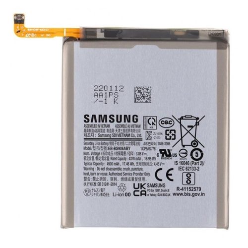 Samsung Galaxy S22 Plus 5G SM-S906, Akkumulátor, 4500 mAh, Li-Ion, gyári
