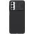 Samsung Galaxy M23 5G SM-M236B, Műanyag hátlap védőtok, közepesen ütésálló, kamera védelem, csíkos minta, Nillkin CamShield, fekete