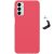 Samsung Galaxy M23 5G SM-M236B, Műanyag hátlap védőtok, stand, Nillkin Super Frosted, piros
